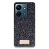 Onegif Xiaomi Redmi 13c Bright Simli Kapak - Siyah