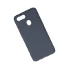 Oppo A12 Kılıf Nano İçi Kadife Silikon - Gri