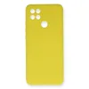 Oppo A15 Kılıf Nano İçi Kadife Silikon - Sarı