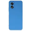 Oppo A38 Kılıf First Silikon - Mavi