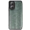Oppo A38 Kılıf Flip Cover - Koyu Yeşil
