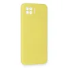 Oppo A73 Kılıf Nano İçi Kadife Silikon - Sarı