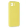Oppo A73 Kılıf Nano İçi Kadife Silikon - Sarı
