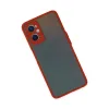 Oppo A96 Kılıf Montreal Silikon Kapak - Kırmızı