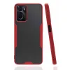 Oppo A96 Kılıf Platin Silikon - Kırmızı