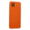 Oppo Reno 4 Lite Kılıf Nano İçi Kadife Silikon - Turuncu