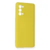 Oppo Reno 5 Pro Kılıf Nano İçi Kadife Silikon - Sarı