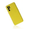 Oppo Reno 6 Kılıf Nano İçi Kadife Silikon - Sarı1