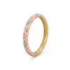 Pink Ra Mine İşlemeli Kelepçe Bileklik - Kbl0454