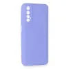 Realme 7 Kılıf First Silikon - Lila