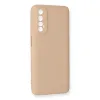 Realme 7 Kılıf Nano İçi Kadife Silikon - Pudra