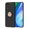 Realme 7 Kılıf Range Yüzüklü Silikon - Siyah-gold