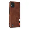 Realme C11 2021 Kılıf Loop Deri Silikon - Kahverengi