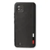 Realme C11 2021 Kılıf Loop Deri Silikon - Siyah