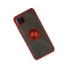 Realme C11 2021 Kılıf Montreal Yüzüklü Silikon Kapak - Kırmızı