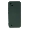 Realme C11 2021 Kılıf Nano İçi Kadife Silikon - Koyu Yeşil