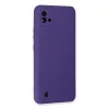 Realme C11 2021 Kılıf Nano İçi Kadife Silikon - Mor