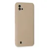 Realme C11 2021 Kılıf Nano İçi Kadife Silikon - Pudra