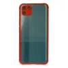 Realme C11 Kılıf Miami Şeffaf Silikon - Kırmızı