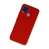 Realme C15 Kılıf Nano İçi Kadife Silikon - Kırmızı