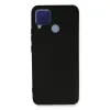 Realme C15 Kılıf Nano İçi Kadife Silikon - Siyah
