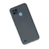 Realme C21 Kılıf Nano İçi Kadife Silikon - Gri