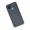 Realme C21 Kılıf Nano İçi Kadife Silikon - Gri