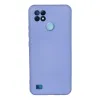 Realme C21 Kılıf Nano İçi Kadife Silikon - Lila