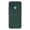 Realme C25y Kılıf Nano İçi Kadife Silikon - Koyu Yeşil