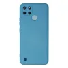 Realme C25y Kılıf Nano İçi Kadife Silikon - Mavi