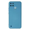 Realme C25y Kılıf Nano İçi Kadife Silikon - Mavi