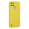 Realme C25y Kılıf Nano İçi Kadife Silikon - Sarı