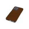 Realme C35 Kılıf Loop Deri Silikon - Kahverengi