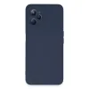 Realme C35 Kılıf Nano İçi Kadife Silikon - Lacivert
