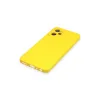 Realme C35 Kılıf Nano İçi Kadife Silikon - Sarı