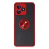 Realme C53 Kılıf Montreal Yüzüklü Silikon Kapak - Kırmızı