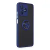Realme C53 Kılıf Montreal Yüzüklü Silikon Kapak - Lacivert