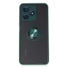 Realme C53 Kılıf Montreal Yüzüklü Silikon Kapak - Yeşil