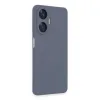 Realme C55 Kılıf Nano İçi Kadife Silikon - Gri