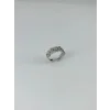 Ayarlanabilir Rodyum Pirinç Bijuteri Yüzük - Yz0176