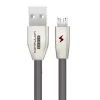 S53 Led Işıklı Micro Usb Kablo 1m 3a - Siyah