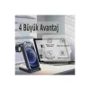 S90 4in1 Kablosuz Şarj Masaüstü Set - Siyah