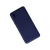Samsung Galaxy A01 Core Kılıf Nano İçi Kadife Silikon - Lacivert