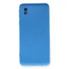 Samsung Galaxy A01 Core Kılıf Nano İçi Kadife Silikon - Mavi