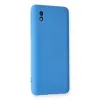 Samsung Galaxy A01 Core Kılıf Nano İçi Kadife Silikon - Mavi