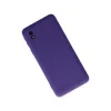 Samsung Galaxy A01 Core Kılıf Nano İçi Kadife Silikon - Mor