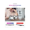 Samsung Galaxy A02 Kılıf Sofya Yüzüklü Silikon Kapak - Gümüş