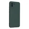 Samsung Galaxy A03 Kılıf Nano İçi Kadife Silikon - Koyu Yeşil
