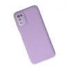 Samsung Galaxy A03s Kılıf Lansman Glass Kapak - Lila