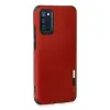 Samsung Galaxy A03s Kılıf Loop Deri Silikon - Kırmızı